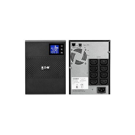 Eaton 5SC 1500i - UPS - AC 230 V - 1050 Watt - 1500 VA - RS-232, USB - output connectors: 8 - black - 0