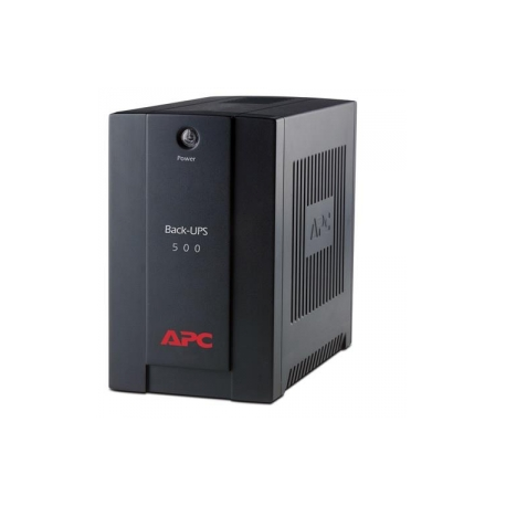 APC Back-UPS 500CI - UPS - AC 230 V - 300 Watt - 500 VA - output connectors: 3 - black - 0