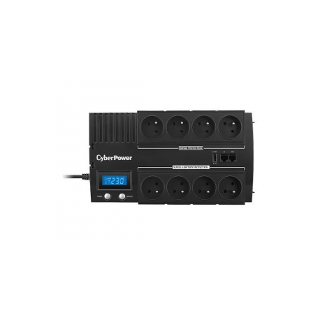 CyberPower BRICs II BR1200ELCD - UPS - AC 230 V - 720 Watt - 1200 VA - 5.5 Ah - USB - output connectors: 8 - 0