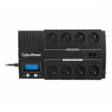 CyberPower BRICs LCD Series BR700ELCD - UPS - AC 220 / 230 / 240 V - 420 Watt - 700 VA - USB - output connectors: 8 - France