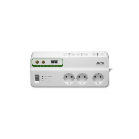 APC HOME/OFFICE SURGEARREST 6 OUTL (W PHONE und COAX PROTECTION 230V IN)
