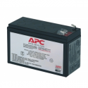 APC Replacement Battery Cartridge #17 - UPS battery - 1 x battery - Lead Acid - black - for P / N: BE850G2, BE850G2-CP, BE850G2-FR, BE850G2-IT, BE850G2-SP, BVN900M1, BVN950M2