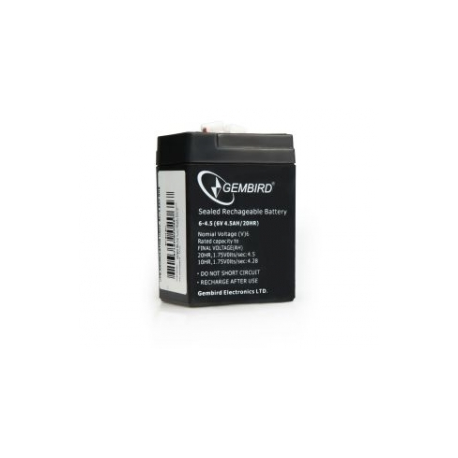 Gembird BAT-6V4.5AH - UPS battery - 1 x battery - 4.5 Ah - 0