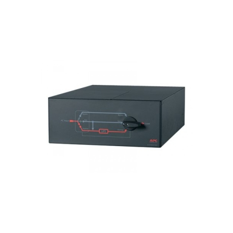 APC Service Bypass Panel - Bypass switch (rack-mountable) - AC 200 / 240 V - output connectors: 3 - 4U - 19" - black - for P / N: SRT10RMXLIX806, SYA8K16PX798, SYA8K16PXRX798, SYA8K8PX798, SYA8K8RMPNX424 - 1