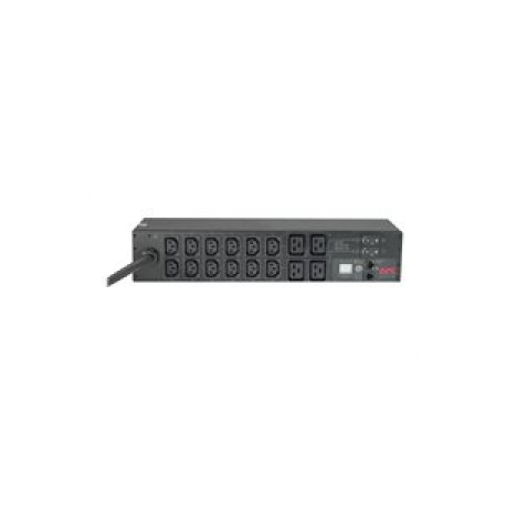 APC Metered Rack PDU AP7822B - Power distribution unit (rack-mountable) - AC 200 / 208 / 230 V - input: IEC 60309 32A - output connectors: 16 (IEC 60320 C13, IEC 60320 C19) - 2U - 3.66 m cord - for P / N: SCL400RMJ1U, SCL500RMI1UC, SCL500RMI1UNC, SMTL1000RMI2UC, SMTL750RMI2UC - 0