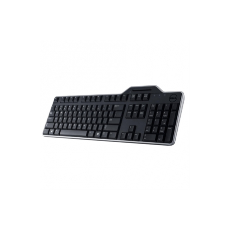 Dell Keyboard US/European (QWERTY) Dell KB-813 Smartcard Reader USB Keyboard Black Kit