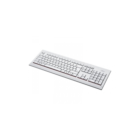 Fujitsu KB521 - Keyboard - USB - US - marble grey - for Celsius H7510, J5010, W5010; ESPRIMO D7010, D7011, D9010, D9011, G9010, K5010 / 24, P9910 - 0