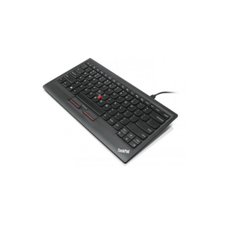 Lenovo ThinkPad Compact USB Keyboard with TrackPoint - Keyboard - USB - Finnish - retail - for ThinkCentre M80t Gen 3; ThinkCentre neo 50; ThinkPad T14s Gen 3; V50t Gen 2-13 - 0