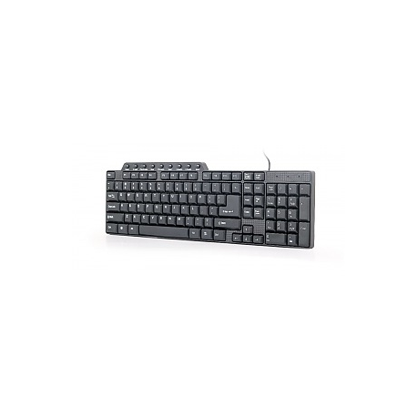 Gembird KEYBOARD MULTIMEDIA USB ENG/BLACK KB-UM-104