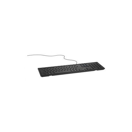 Dell KB216 - Keyboard - USB - QWERTY - Danish - black - for Inspiron 17R 57XX, 17R 7720; Latitude 7400 2-in-1, D630; OptiPlex 50XX, 5250, 90XX - 2