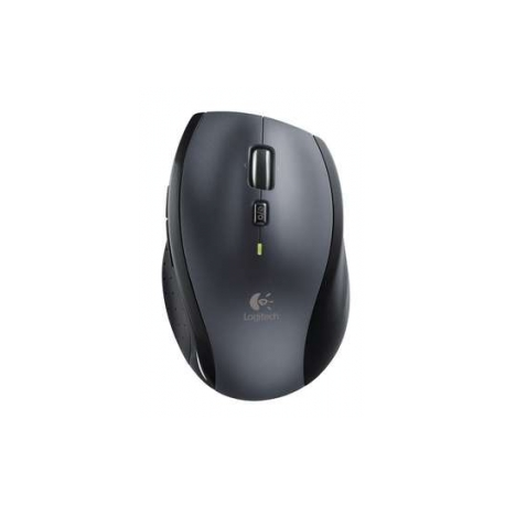 Logitech M705 - Mouse - right-handed - laser - wireless - 2.4 GHz - USB wireless receiver - grey - 0
