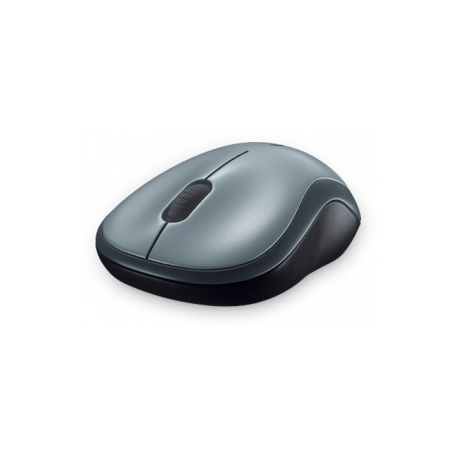 Logitech M185 - Mouse - optical - wireless - 2.4 GHz - USB wireless receiver - grey - 2