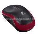 Logitech M185 - Mouse - optical - wireless - 2.4 GHz - USB wireless receiver - red