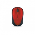 Logitech M235 - Mouse - optical - wireless - 2.4 GHz - USB wireless receiver - red