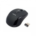 LogiLink Maus Optical Wireless 2.4 GHz Mini - Mouse - optical - 3 buttons - wireless - 2.4 GHz - USB wireless receiver - black