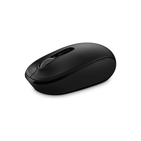 Microsoft Wireless Mobile Mouse 1850 - Mouse - right and left-handed - optical - 3 buttons - wireless - 2.4 GHz - USB wireless receiver - black - 0