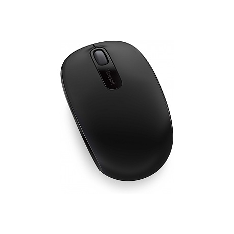 Microsoft Wireless Mobile Mouse 1850 - Mouse - right and left-handed - optical - 3 buttons - wireless - 2.4 GHz - USB wireless receiver - black - 2