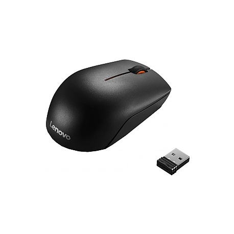 Lenovo 300 Wireless Compact - Mouse - 3 buttons - wireless - 2.4 GHz - USB wireless receiver - retail - for IdeaPad 1 14; 3 14; 5 14; 5 Pro 14; ThinkBook 14s Yoga G2 IAP; V15; Yoga Slim 7 Pro 14 - 1