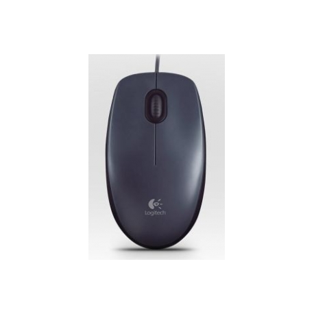 Logitech M90 - Mouse - right and left-handed - optical - wired - USB - 4