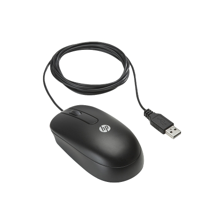 HP - Mouse - optical - wired - USB - for HP 285 G6, 295 G6, t430 v2, t540; Desktop 280, Pro 300 G6; Elite Slice G2; EliteOne 800 G8 - 1