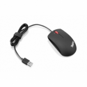 Lenovo ThinkPad Precision USB Mouse - Mouse - right and left-handed - optical - 3 buttons - wired - USB - midnight black - retail - for ThinkCentre M71X; ThinkPad P71; ThinkStation P320; V110-15; V310; V320-17; V410; V510-14