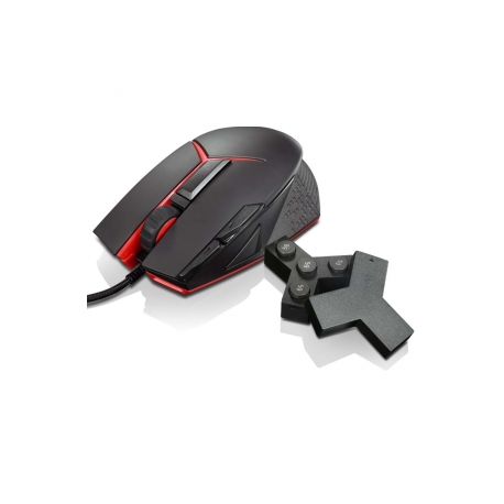 Lenovo Y Gaming Precision - Mouse - laser - 9 buttons - wired - USB - for IdeaCentre 510-15; 510S-07; 720-18; IdeaCentre AIO 330-20; IdeaPad 330-14; S145-15; V14 - 0