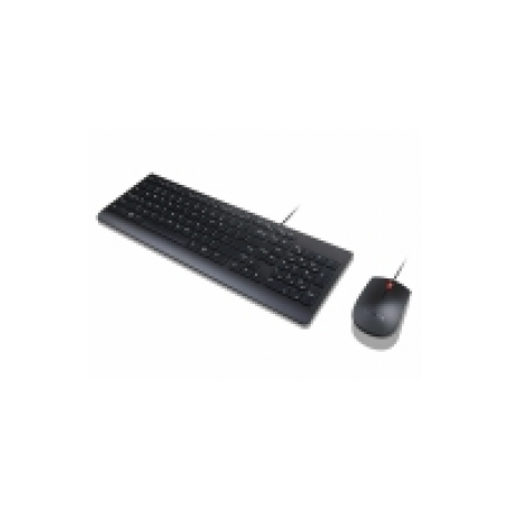 Lenovo Essential Wired Combo - Keyboard and mouse set - USB - Russian - for ThinkCentre M80t Gen 3; ThinkCentre neo 50; ThinkPad T14s Gen 3; V50t Gen 2-13 - 2