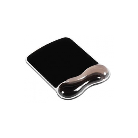Kensington Duo Gel Mouse Wristrest Wave - Mouse pad with wrist pillow - two-tone graphite - 0