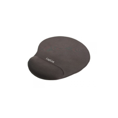 LogiLink - Mouse pad with wrist pillow - black - 0