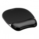 Fellowes Gel Crystals - Mouse pad with wrist pillow - black