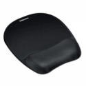 Fellowes Memory Foam - Mouse pad with wrist pillow - black