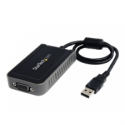 StarTech.com USB to VGA Adapter - 1920x1200 - External Video & Graphics Card - Dual Monitor Display Adapter - Supports Windows (USB2VGAE3) - USB  /  VGA adapter - TAA Compliant - USB (M) to HD-15 (VGA) (F) - USB 2.0 - 50 cm - 1920 x 1200 (WUXGA) support - grey - for P / N: MXT101MM