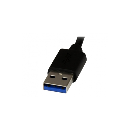 StarTech.com USB 3.0 to HDMI Adapter, 4K 30Hz Ultra HD, DisplayLink Certified, USB Type-A to HDMI Display Adapter Converter for Monitor, External Video & Graphics Card, Mac & Windows - USB to HDMI Adapter (USB32HD4K) - Adapter cable - TAA Compliant - USB Type A male to HDMI female - 20 cm - black - USB power + audio - for P / N: HDDVIMM3, HDMM12, HDMM15, HDMM1MP, HDMM2MP, HDMM3, HDMM3MP, HDMM50A, HDMM6, HDPMM50 - 1
