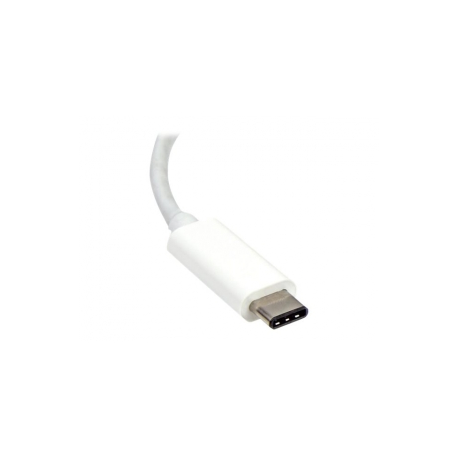 StarTech.com USB-C to VGA Adapter - White - 1080p - Video Converter For Your MacBook Pro / Projector / VGA Display (CDP2VGAW) - USB / VGA adapter - USB-C (M) to HD-15 (VGA) (F) - USB 3.1 Gen 1 / Thunderbolt 3 - 17.5 m - USB power, 1920 x 1200 (WUXGA) support - white - for P / N: TB3DK2DPPD, TB3DK2DPPDUE, TB3DK2DPW, TB3DK2DPWUE, TB3DKDPMAW, TB3DKDPMAWUE - 1