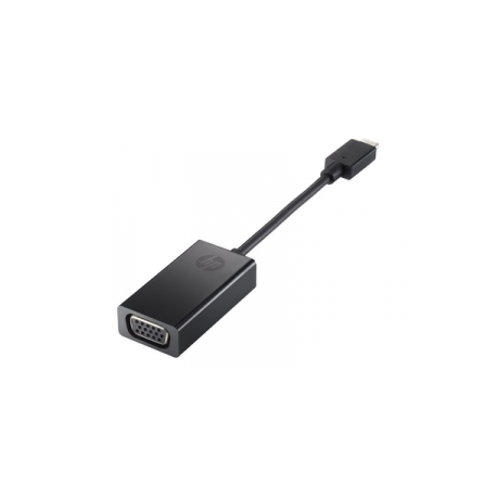 HP - External video adapter - USB-C - D-Sub - black - for ZBook 15u G4, 15u G5, 15u G6, 15v G5, 17 G3, 17 G4, 17 G5, 17 G6, Create G7 - 0