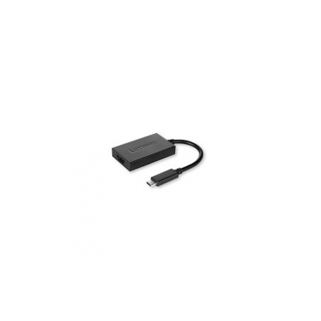 Lenovo USB C to HDMI Plus Power Adapter - External video adapter - USB-C - HDMI - for 100e Chromebook; Miix 720-12; Thinkpad 13; ThinkPad P51s; T470; X1 Tablet; X1 Yoga - 0