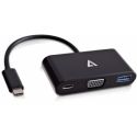 V7 - External video adapter - USB-C - VGA - black