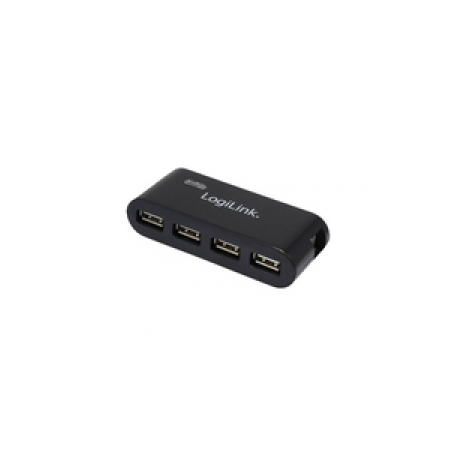 LogiLink USB 2.0 Hub 4-Port - Hub - 4 x USB 2.0 - desktop - 0
