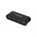 LogiLink USB 2.0 Hub 4-Port - Hub - 4 x USB 2.0 - desktop