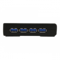 StarTech.com 4-Port USB 3.0 SuperSpeed Hub with Power Adapter - Portable Multiport USB-A Dock IT Pro - USB Port Expansion Hub for PC / Mac (ST4300USB3) - Hub - 4 x SuperSpeed USB 3.0 - desktop