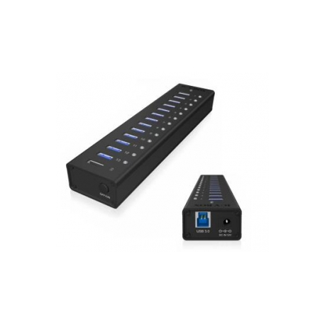 13 PORT USB3.0 HUB WITH  13 Port USB 3.0 Hub mit USB Ladeport  NMS - 0