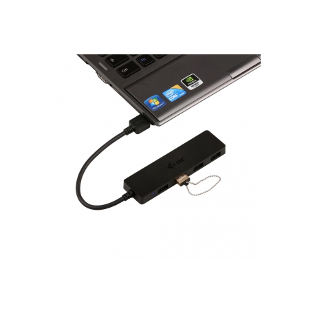 I-Tec USB 3.0 Slim Passive HUB - Hub - 4 x SuperSpeed USB 3.0 - desktop - 3