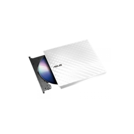 ASUS SDRW-08D2S-U LITE - Disk drive - DVD±RW (±R DL)  /  DVD-RAM - 8x / 8x / 5x - USB 2.0 - external - white - 0