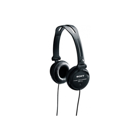Sony MDR V150 Heaphones, Reversible earcups, 30mm driver unit, 98.0dB/mW, 24Ohm, 2m cord