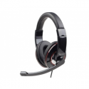 Gembird MHS-001 - Headset - full size - wired - glossy black