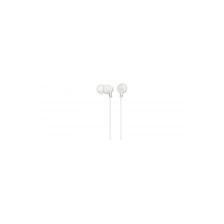 Sony MDR-EX15AP - EX Series - earphones with mic - in-ear - wired - 3.5 mm jack - white - 1
