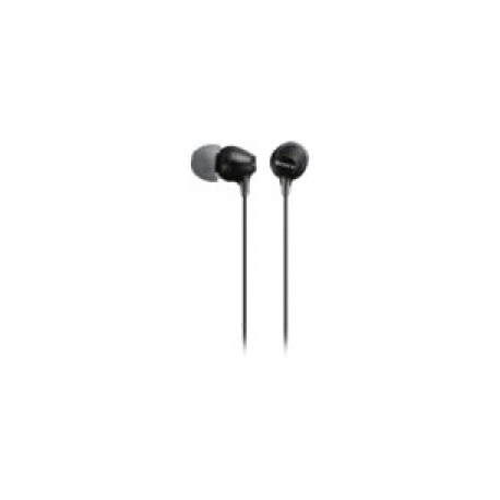 Sony MDR-EX15LP - EX Series - earphones - in-ear - wired - 3.5 mm jack - black - 0