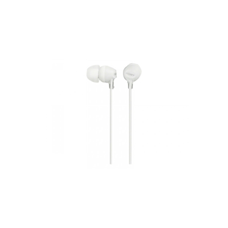 Sony MDR-EX15LP - EX Series - earphones - in-ear - wired - 3.5 mm jack - white - 0