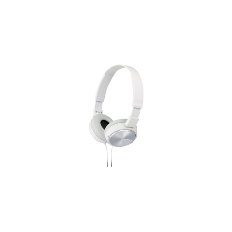 Sony MDR-ZX310AP - ZX Series - headphones with mic - full size - wired - 3.5 mm jack - white - 1