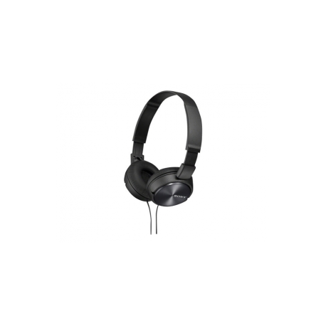 Sony MDR-ZX310AP - ZX Series - headphones with mic - full size - wired - 3.5 mm jack - black - 0